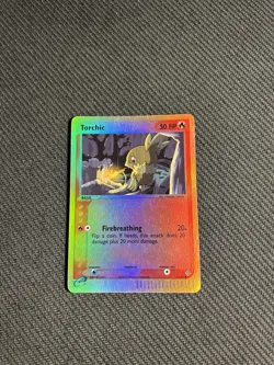 Pokemon TCG Torchic 77/97 Dragon Reverse Holo LP - Image 3