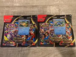 Pokemon TCG Mega Evolution 3-Pack Blister SET OF 2 Psyduck and Golduck New - Image 1