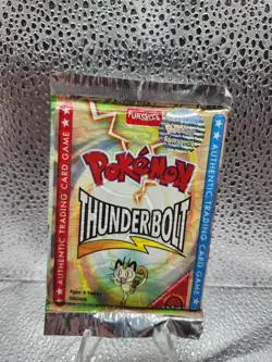 Pokemon Funskool Thunderbolt Sealed Pack - Meowth Pack Art - Image 1
