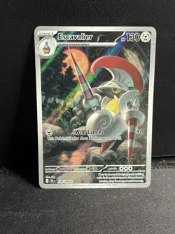 2025 Pokemon SV Black Bolt BLK EN Escavalier Illustration Rare #138/086 - Image 1