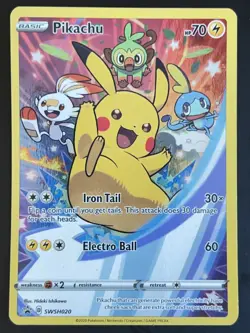 Pikachu - SWSH020 - Sword & Shield Black Star Promo - Pokemon TCG - Image 1