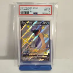 Lapras V SV110/SV122 Shining Fates Holo Rare Shiny Rare Pokemon TCG PSA 10 - Image 1