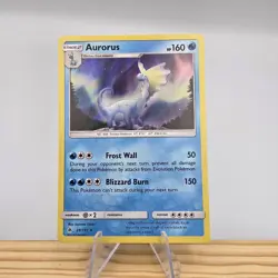 Aurorus 28/131 Forbidden Light Holo Rare Pokemon TCG Sun Moon NM - Image 1
