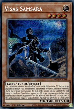 Visas Samsara (MP24-EN108) - Prismatic Secret Rare First ed. Yu-Gi-Oh! - Image 1