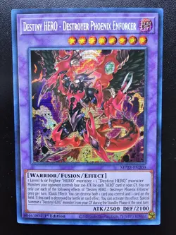 Destiny Hero - Destroyer Phoenix Enforcer Prismatic Secret Rare MP22-EN209... - Image 1