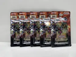 Set of 5 Yugioh Lightning Overdrive 1st Edition Booster Packs - New - Image 1