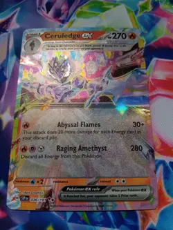Ceruledge EX 036/191 Double Rare Pokemon TCG Card Surging Sparks - Image 2
