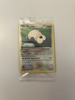 Snorlax Factory Sealed Promo Card Build A Bear Pokemon TCG New - Image 1