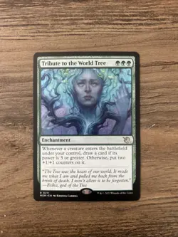 MTG Tribute to the World Tree March of the Machine (MOM) #211 Magic Card - Image 1