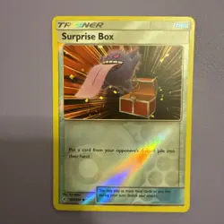 REVERSE HOLO Surprise Box 187/214 - GENGAR ART - Unbroken Bonds Pokemon Card Lp - Image 1