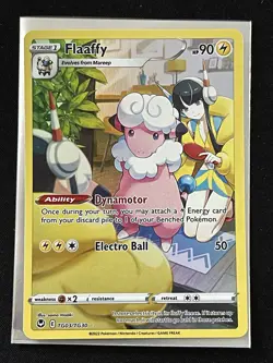 Pokemon TCG Silver Tempest Flaaffy Ultra Rare Holo Card TG03/TG30 - Image 1
