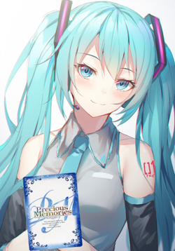 Hatsune Miku Card 1 Random Precious Memories Anime TCG +FREE SLEEVES - Image 1