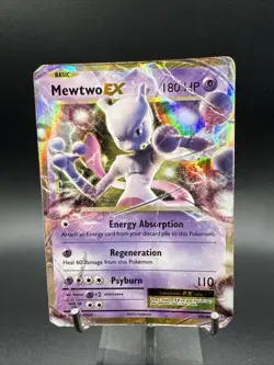 Mewtwo EX 52/108 Ultra Rare XY Evolutions Pokemon Card - Image 3