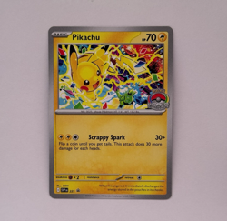 Pokemon Pikachu - 225 (World Championship 2025) Scarlet & Violet Promo Card - NM - Image 1