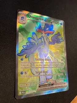 Quaquaval ex 235/193 Ultra Rare SV02: Paldea Evolved Pokemon Card - NM - Image 3