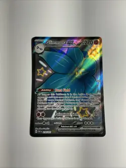 Glimmora ex 218/091 Sv: Paldean Fates Holo Pokemon TCG Full Art Ultra Rare Card - Image 1