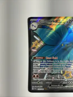 Glimmora ex 218/091 Sv: Paldean Fates Holo Pokemon TCG Full Art Ultra Rare Card - Image 2