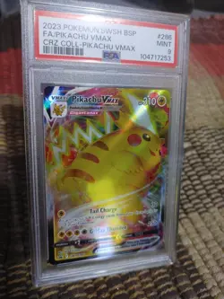 Pikachu VMAX SWSH286 SWSH: Sword & Shield Promo Cards Holo PSA 9 - Image 1