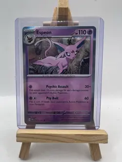 Pokemon TCG : 033/131 Espeon : Rare Holo Card : Prismatic Evolutions LP/NM - Image 1