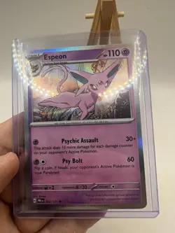 Pokemon TCG : 033/131 Espeon : Rare Holo Card : Prismatic Evolutions LP/NM - Image 3