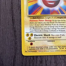 Electrode 025/130 Base Set 2 Regular LP Pokemon Card TCG Vintage WOTC - Image 4