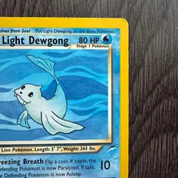 Light Dewgong 45/105 Neo Destiny Regular MP Pokemon Card Vintage WOTC Pokemon - Image 3