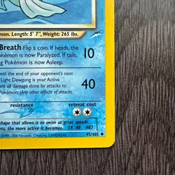 Light Dewgong 45/105 Neo Destiny Regular MP Pokemon Card Vintage WOTC Pokemon - Image 5