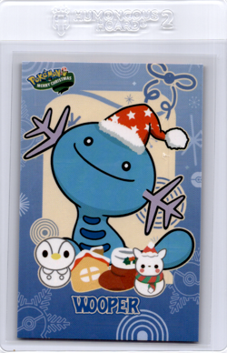 Wooper Peruvian christmas pokemon card - Image 1