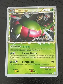 Pokemon Card Yanmega Prime 98/102 HGSS Triumphant World Championship Mint - Image 1