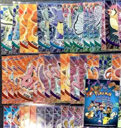 Topps Pokemon Tv Series 1 Complete Set 90/90 Cards 100% - Image 5