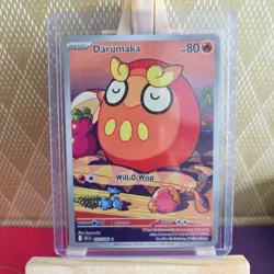 Pokemon TCG S&V Black Bolt Darumaka Illustration Rare Card 097/086 - Image 1