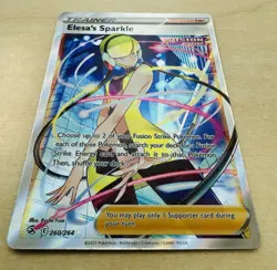 Elesa's Sparkle 260/264 - SWSH08: Fusion Strike Ultra Rare Pokemon Card - NM - Image 2