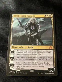 Sorin, Grim Nemesis - Shadows Over Innistrad #251/297 MTG Magic The Gathering - Image 1