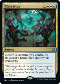 Time Wipe Light Play, English Magic the Gathering MTG Commander: Dominaria Unite - Image 1