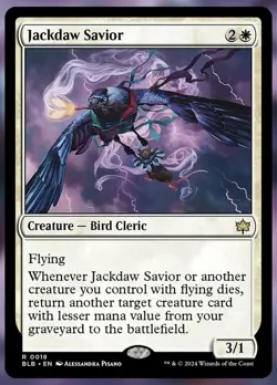 Jackdaw Savior Light Play, English Magic the Gathering MTG Bloomburrow - Image 1