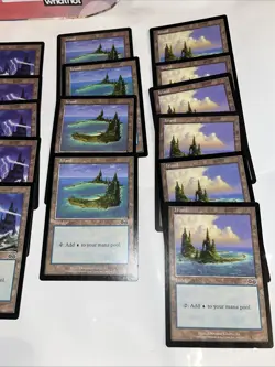 18 URZA’s SAGA islands Magic The Gathering Lands Blue Mana 18 Package Deal ￼ - Image 5