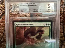 Kindred Summons - MTG - Commander 2017 - Mint. BGS 9. POP 1 and None Higher. - Image 2