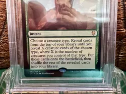 Kindred Summons - MTG - Commander 2017 - Mint. BGS 9. POP 1 and None Higher. - Image 3