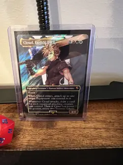 Cloud, Ex-SOLDIER (Borderless) (Surge Foil) Commander: Final Fantasy Foil - Image 2