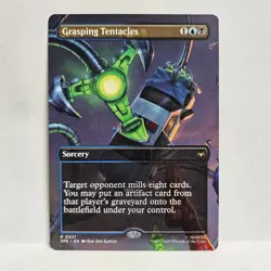 Spider-Man Magic The Gathering Grasping Tentacles R 0021 Borderless Regular (NM) - Image 1