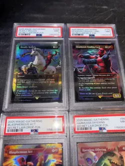 DEADPOOL - RAINBOW FOIL MTG Marvel Secret Lair Partial Set x4 PSA 9 * RARE * - Image 3