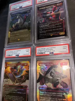 DEADPOOL - RAINBOW FOIL MTG Marvel Secret Lair Partial Set x4 PSA 9 * RARE * - Image 4