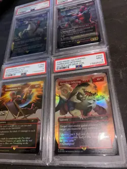 DEADPOOL - RAINBOW FOIL MTG Marvel Secret Lair Partial Set x4 PSA 9 * RARE * - Image 5