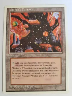 Mishra's Factory MTG Core Set 4th Edition Regular - Image 1