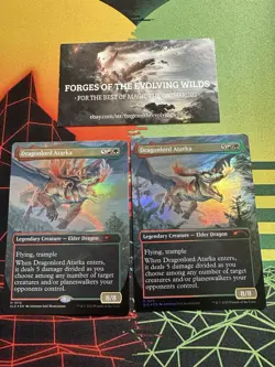 Dragonlord Atarka Reversible Foil Secret Lair - Image 1