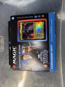MTG, DOCTOR WHO, MASTERS OF EVIL COMMANDER DECK, MAGIC, SEALED - Image 1