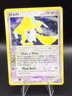 Pokemon Jirachi 8/101 Hidden Legends Holo 2004 (LP) - Image 1