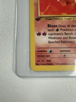 Blaine’s Growlithe 1st edition Gym Heroes 62/132 WOTC vintage Pokemon - Image 2