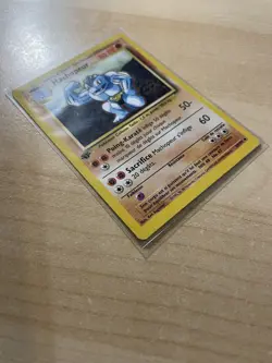 Pokemon Machopeur (Machoke) Base Set 1st Edition French #34 (LP) - Image 3