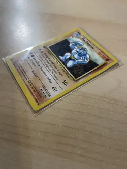 Pokemon Machopeur (Machoke) Base Set 1st Edition French #34 (LP) - Image 4
